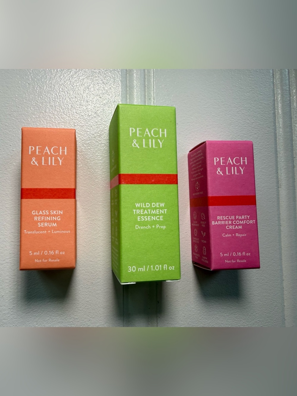 Peach & Lily Trial/Travel Glass Skin Refining Rescue Party Cream Wild Dew NEW